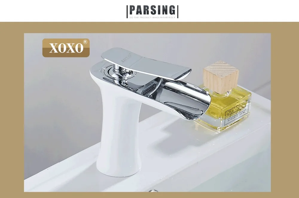 XOXO смеситель для раковины, кран для ванной комнаты с одной ручкой, смеситель для ванны, латунный кран для раковины, кран для воды, серебряный 83008