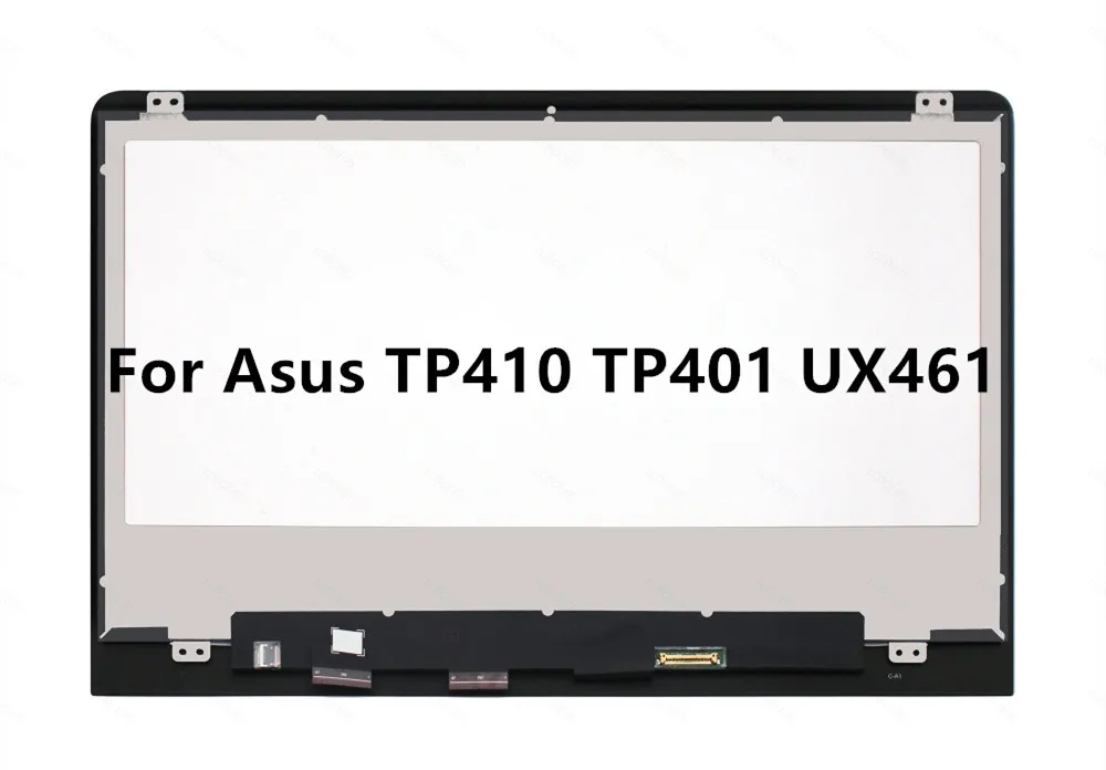 Бесплатная доставка без рамки 14 ''для ASUS VivoBook Flip TP410 TP401 UX461 ЖК-дисплей
