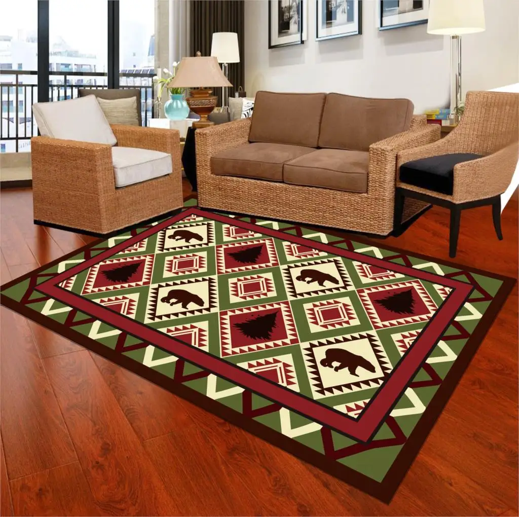 Zeegle European Rugs And Carpets For Home Living Room Anti-slip Sofa Table Area Washable Bedroom Floor Mats Cloakroom Rug | Дом и сад