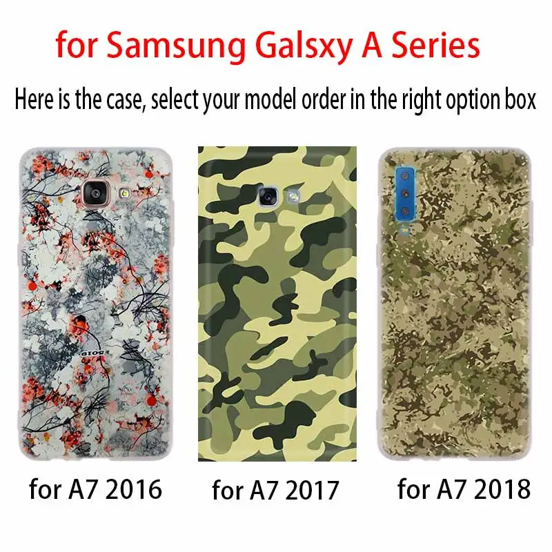 Чехол Камуфляжный для Samsung A42/A52/A72/A32/A12/A71/A51/A70/A50/A20/A30/A20S/A21S/A50S/A6/A7/A8 2018 | Мобильные