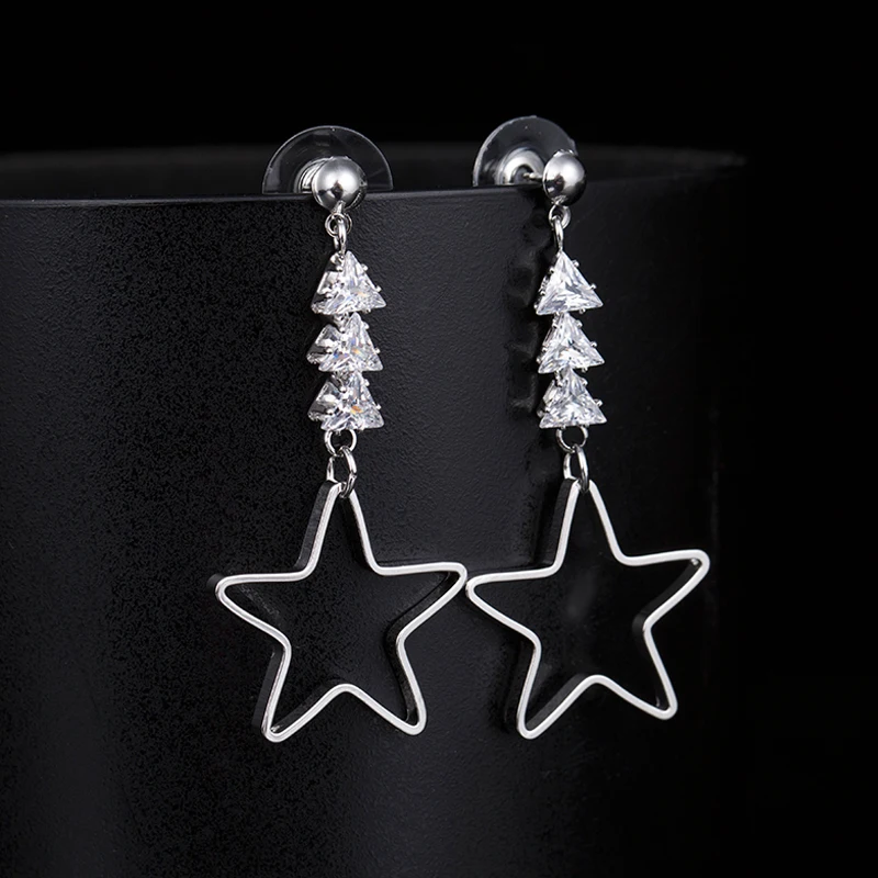 Корейские длинные Подвески со звездами из вас простые украшения дизайнерские