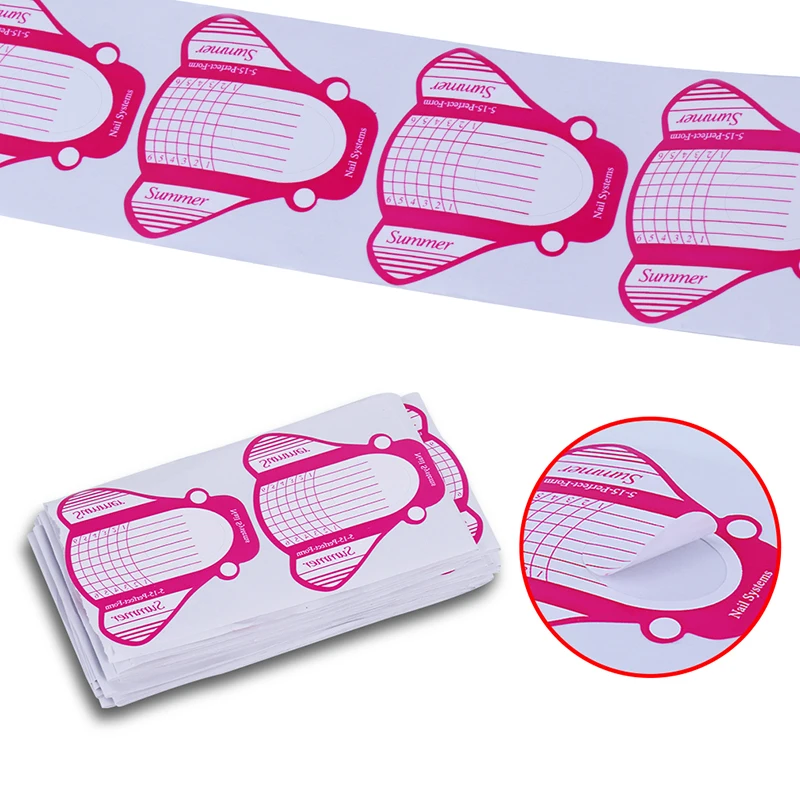 CLAVUZ 100 шт./лот формы для ногтей маникюра кончики наращивания женщин салона