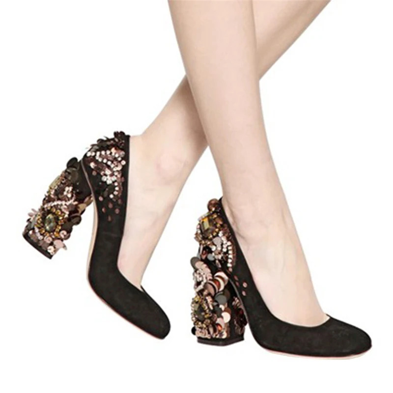 Новинка модные зимние ботинки с высоким голенищем без шнуровки элегантные