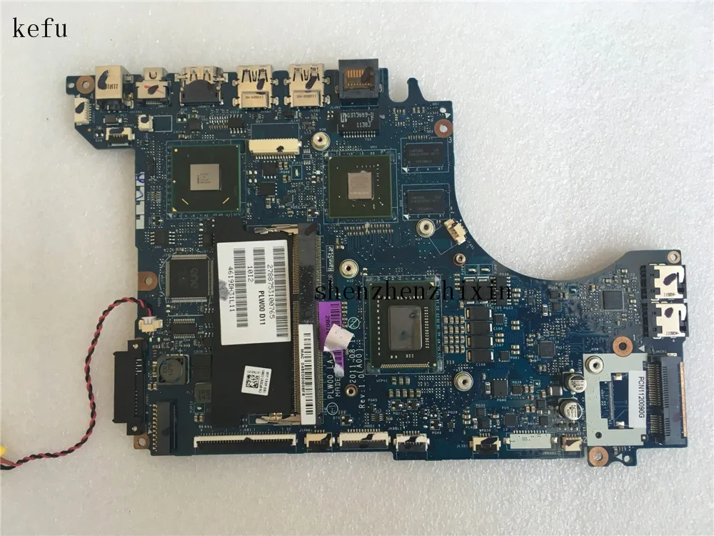 Материнская плата для ноутбука Dell XPS 14Z L412Z PLW00 LA 7451P материнская DDR3 I7 2460M с GT520M