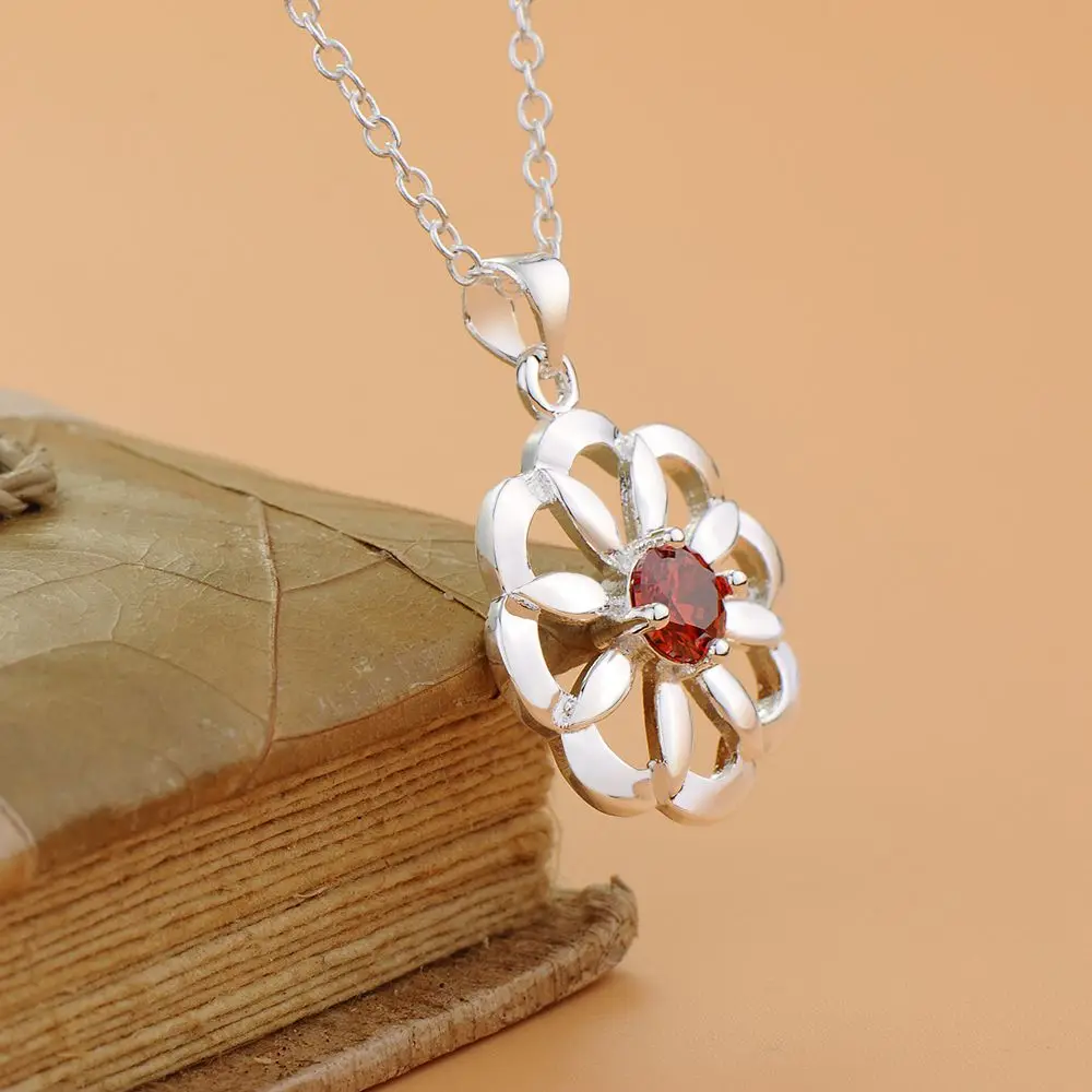 Оптовая продажа посеребренные очаровательные ювелирные изделия ожерелье