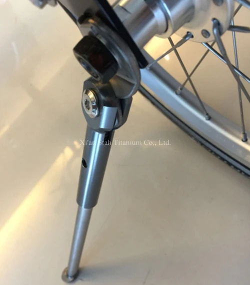 Титана TC4 велосипед kickstand сильный 85,2g модифицированный без повреждения обод для велосипеда Бромптон