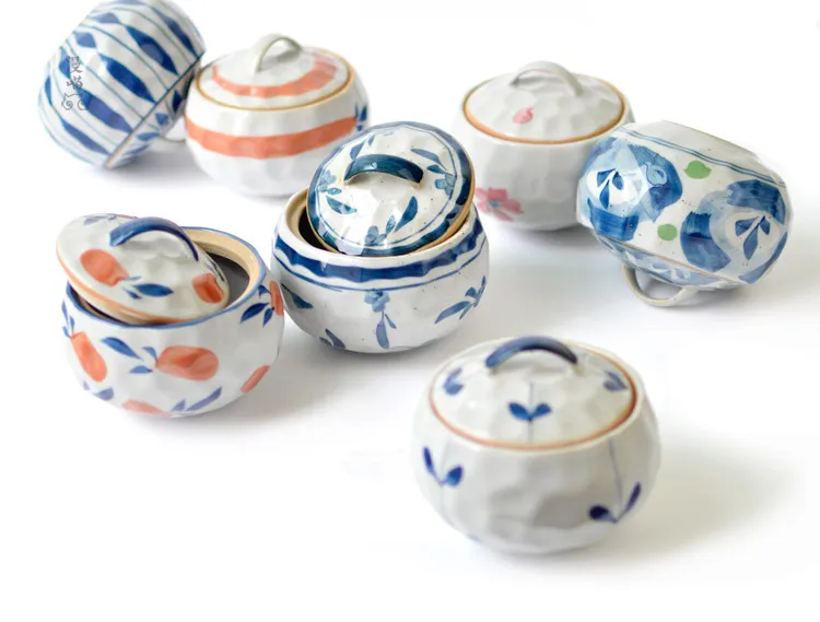 Корейская японская ручная роспись чаша турейн паровой яичный суп горшок КРОК