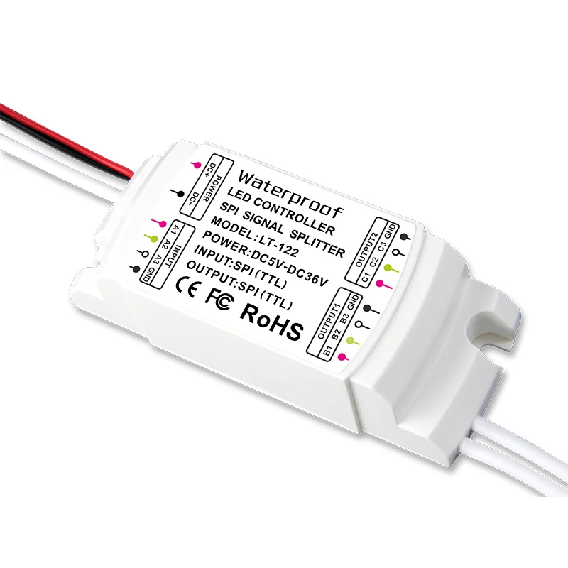 Новый LT 122 2CH IP67 Водонепроницаемый усилитель сигнала SPI(TTL) Бесплатная доставка