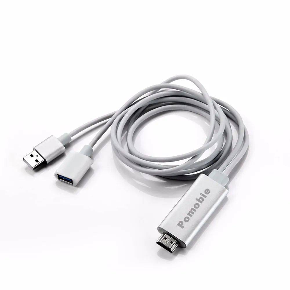 Pomobie Lightning HDMI адаптер Plug and Play цифровой AV Прямая поставка|Кабели HDMI| |