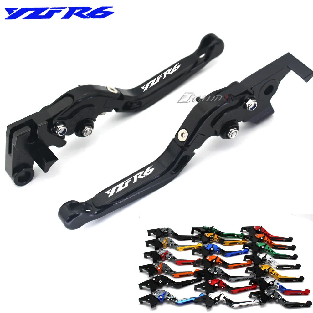 

Brake Clutch Lever For Yamaha YZFR6 YZF R6 2017 2018 Motorcycle Adjustable Folding Extendable Logo YZFR6