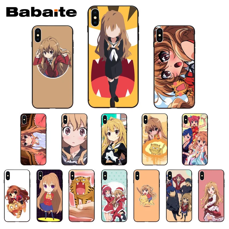 Красивый чехол для телефона Babaite Toradora с рисунком из аниме сделай сам iPhone 8 7 6 6S Plus X