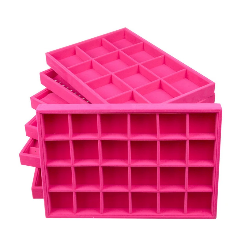 Multifunctional Organizer Tray Box For Necklace Ring Earring Pendant Bracelet Jewelry Display Showcase | Украшения и аксессуары