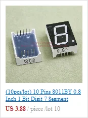 10 шт./лот) 18 шпильки 5621BB 0,56 дюймов 2 знака после запятой биты 7-сегментный синий светодиодный Дисплей общий анод цифровой Дисплей