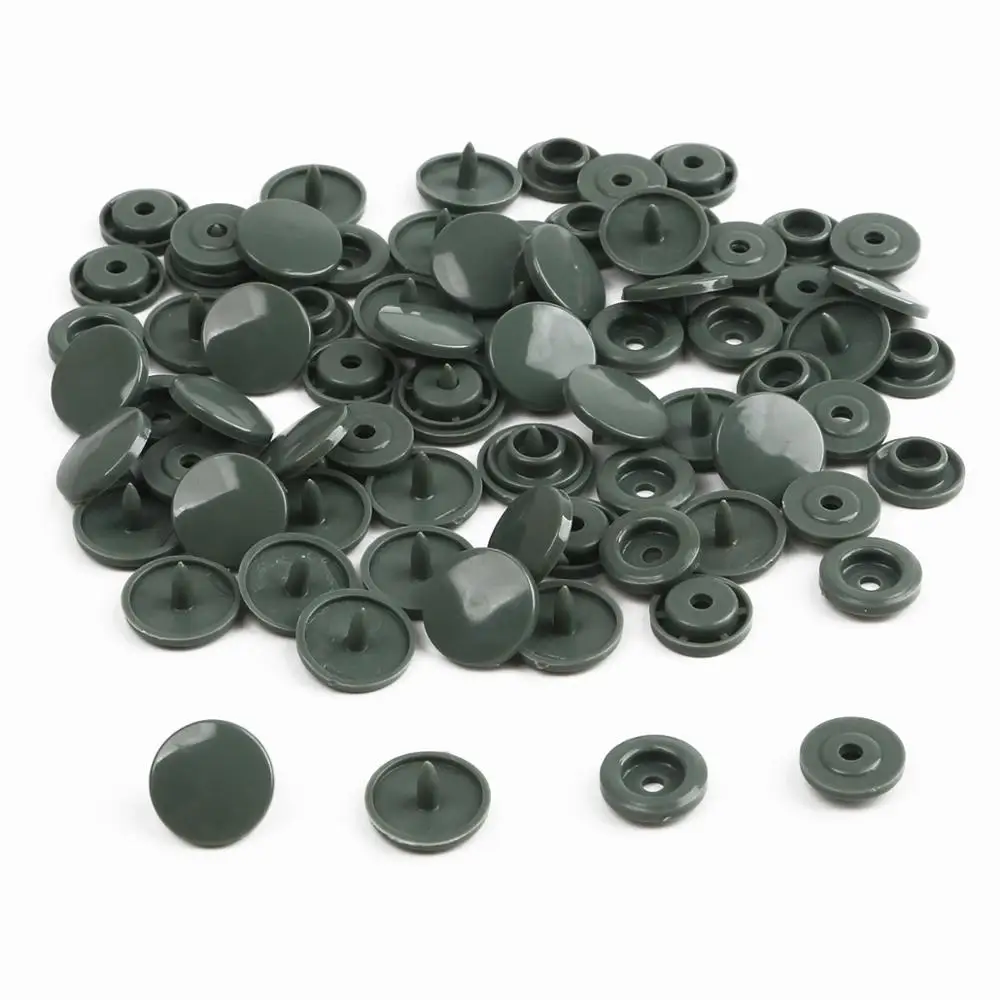 Dark Green 20 комплектов KAM T5 12 мм круглые пластиковые застежки кнопки застежки пододеяльник лист кнопка аксессуары для одежды для детской одежды Зажимы - Цвет: Dark Green