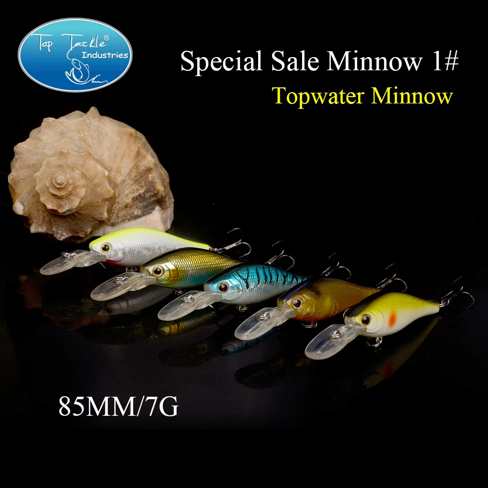 Специальная распродажа Рыболовная Приманка Minnow 3 типа с крючком VMC|fishing lure|fishing minnow