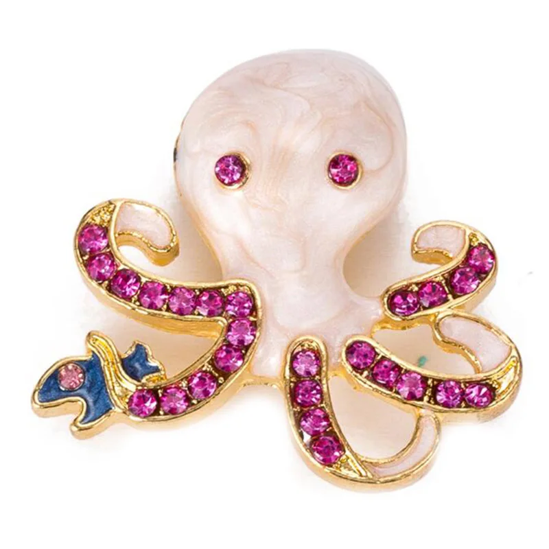 10 шт./лот новый дизайн оснастки ювелирные изделия кристалл Осьминог кнопки