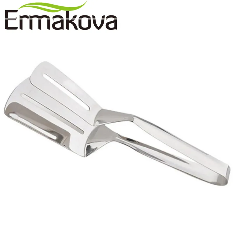 ERMAKOVA нержавеющая сталь барбекю Tong жареная лопатка для стейков жареная рыба Лопата барбекю Хлеб Зажим Кухня Хлеб Зажим для мяса