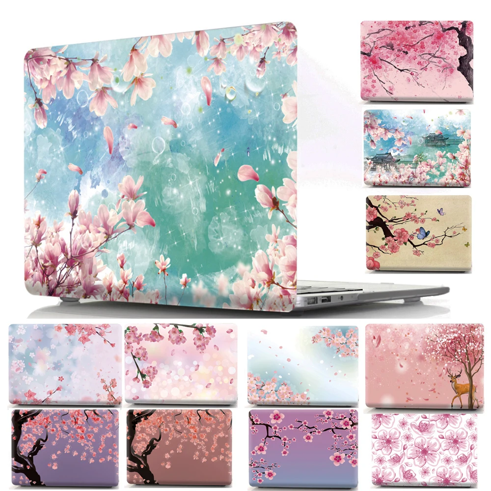 Чехол с принтом сакуры для Apple MacBook Air 11 13 Pro Retina 12 15 16 защитный чехол Mac 6 3 4 |