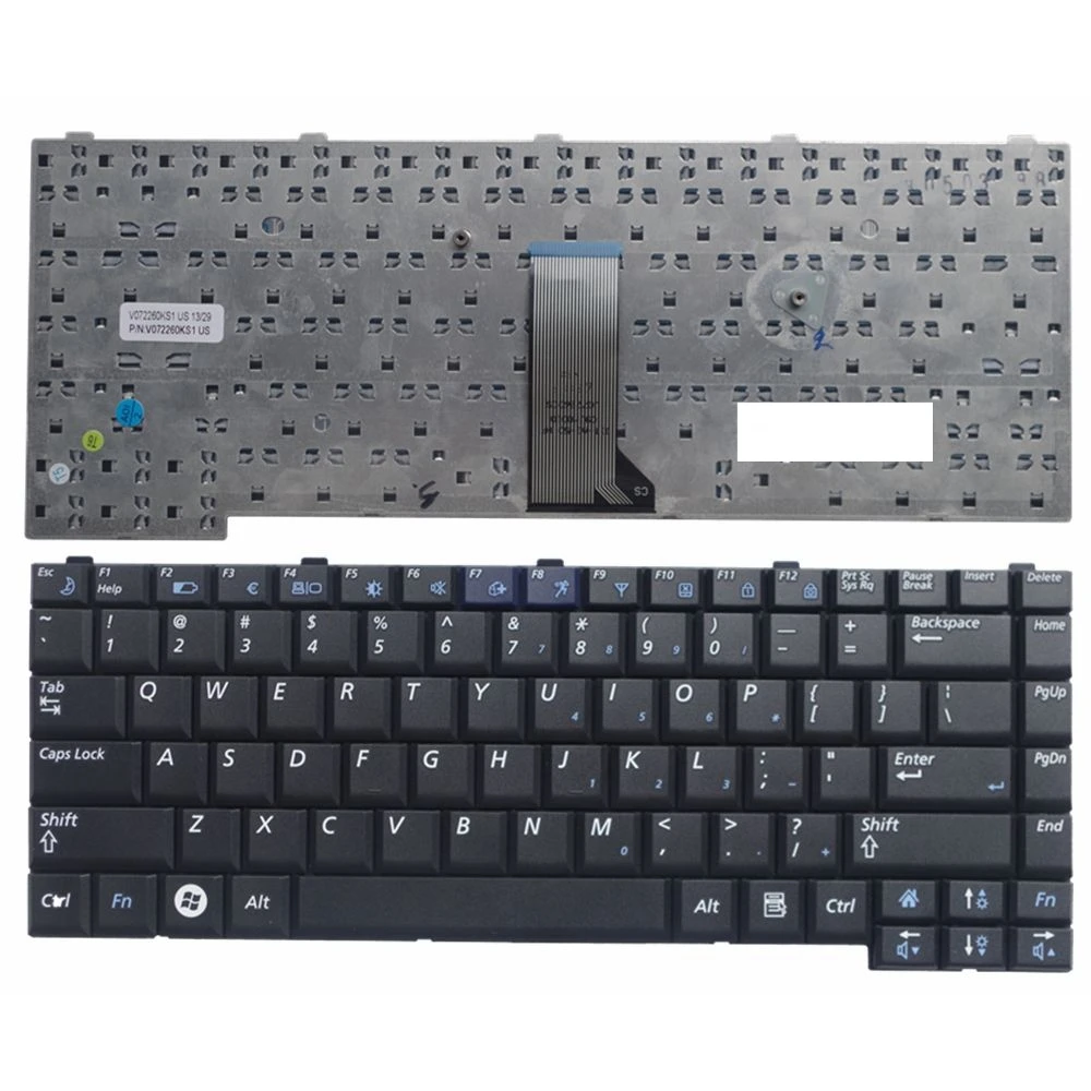 Клавиатура для ноутбука samsung Q308 Q310, английская раскладка, черная, сменная