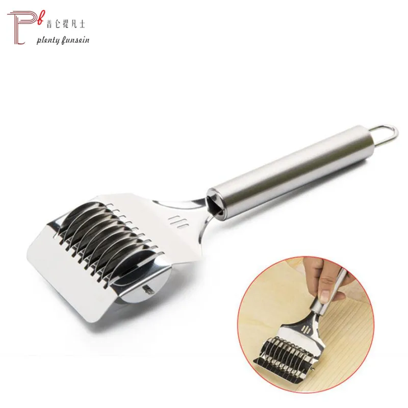1 шт. из нержавеющей стали Spaghett Лапша DIY производитель решетки роллер-Докер тесто резак инструмент кухня помощник режущие инструменты Паста Сервер