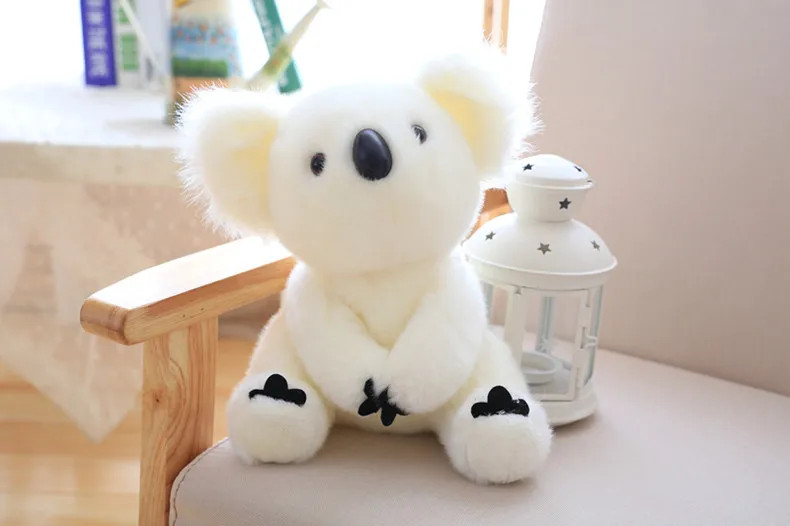 white Kawaii Koala плюшевые игрушки для малышей австралийская коала медведь набивная Мягкая кукла Дети прекрасный подарок для друзей девочек родитель-ребенок игрушки - Цвет: white