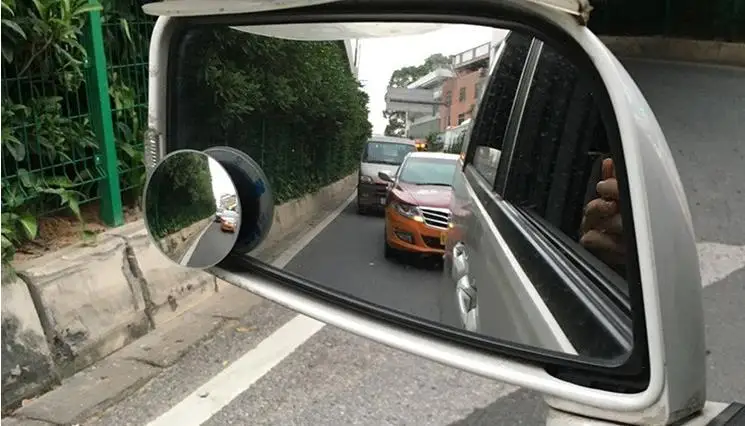 Круглое HD стекло авто слепое пятно зеркало заднего вида автомобиля круглое