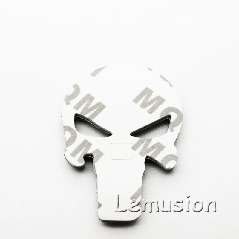 Автомобильный черный значок 3D Скелет металлические наклейки для Volkswagen VW Polo Passat B5