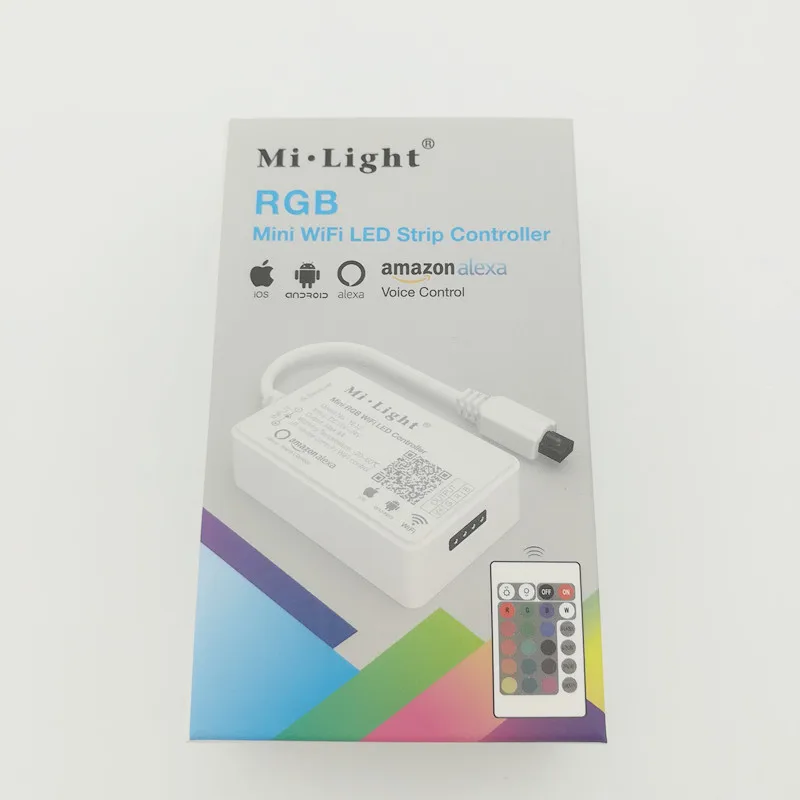 2.4G MiLight YL1S DC12V-24V WIFI LED Controller Alexa Smart phone APP IR Remote Control For RGB Strip Light Tape | Освещение