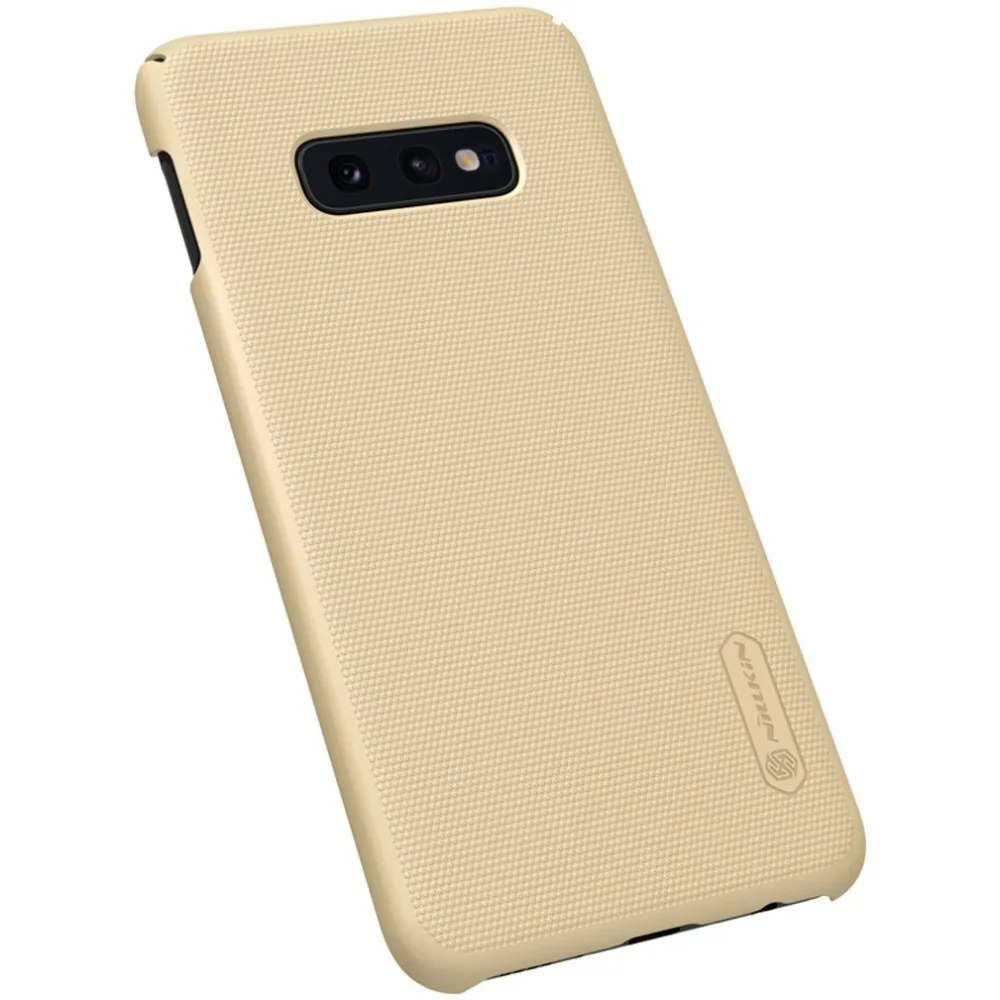Gold Для samsung Galaxy S10e чехол Nillkin Матовый Щит Жесткий чехол для samsung Galaxy S10e s10 lite 5,8'' - Цвет: Gold