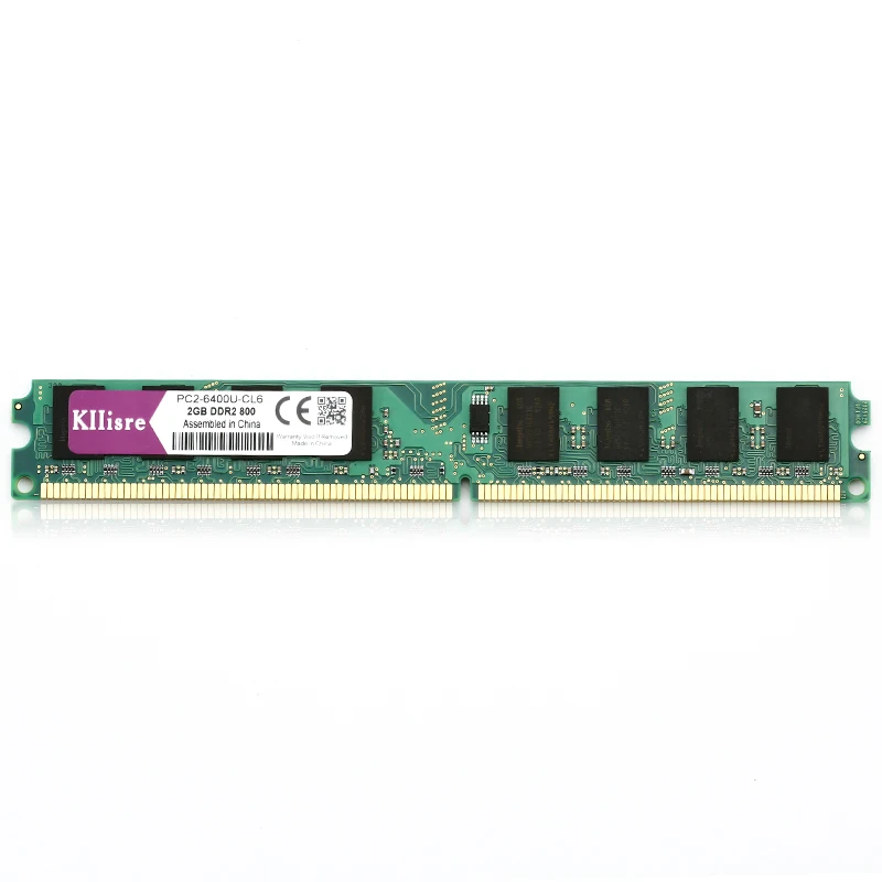 Kllisre DDR2 1 ГБ 2 ram 800 МГц 667 533 Non ECC 240 контактный Памяти Для Настольных Компьютеров|desktop