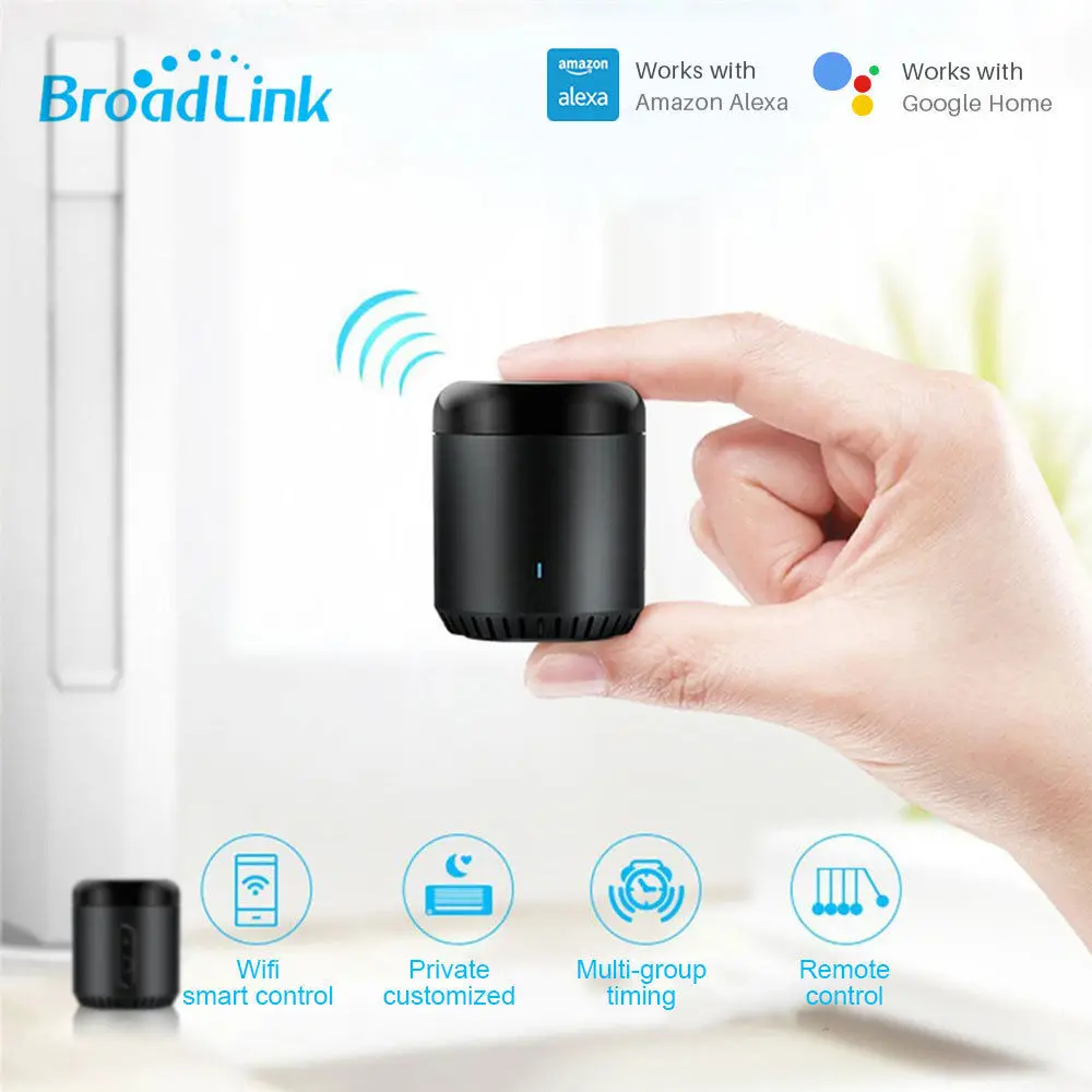 Оригинальное управление Broadlink RMPro Mini 3 домашнее автоматическое работает с Alexa Google