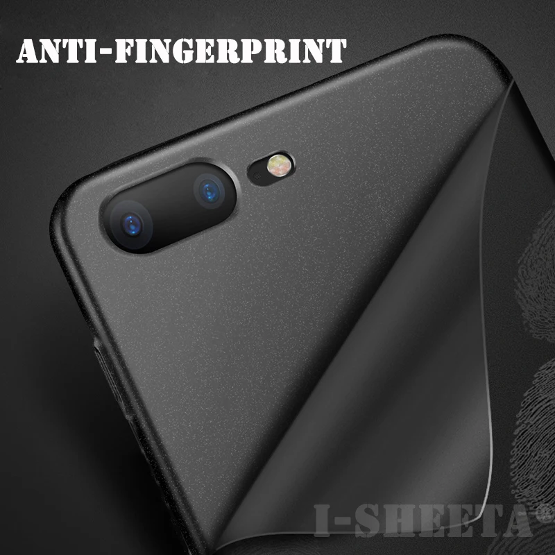 Ударопрочный тонкий матовый резиновый гелевый Чехол из песчаника для iPhone 6 6s Plus 7 8