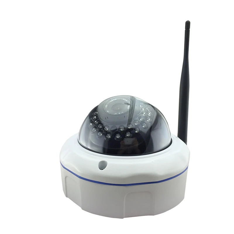 Беспроводная купольная аудио камера Wi Fi IP 720 P 1.0мп HD сетевая видеонаблюдения