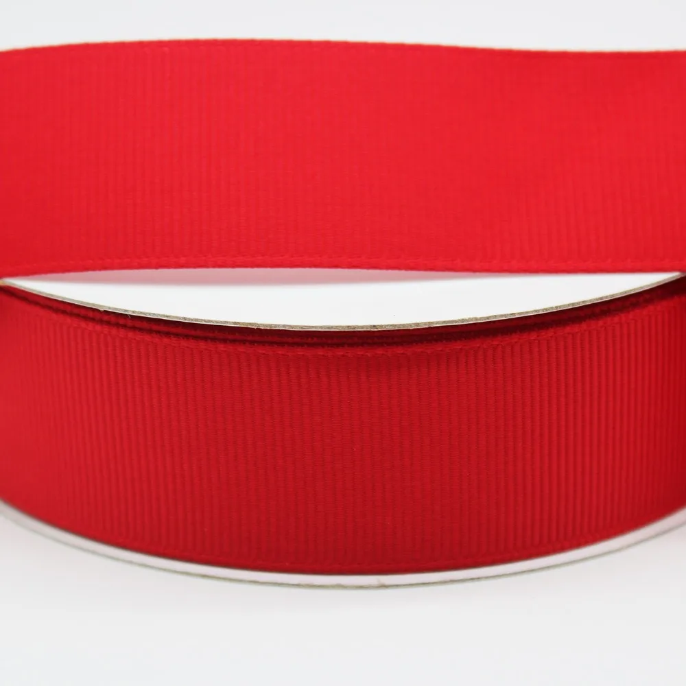 Лента для волос Grosgrain белая черная красная винная 6 9 16 22 25 мм 3/8 дюйма 5/8 1 дюйм