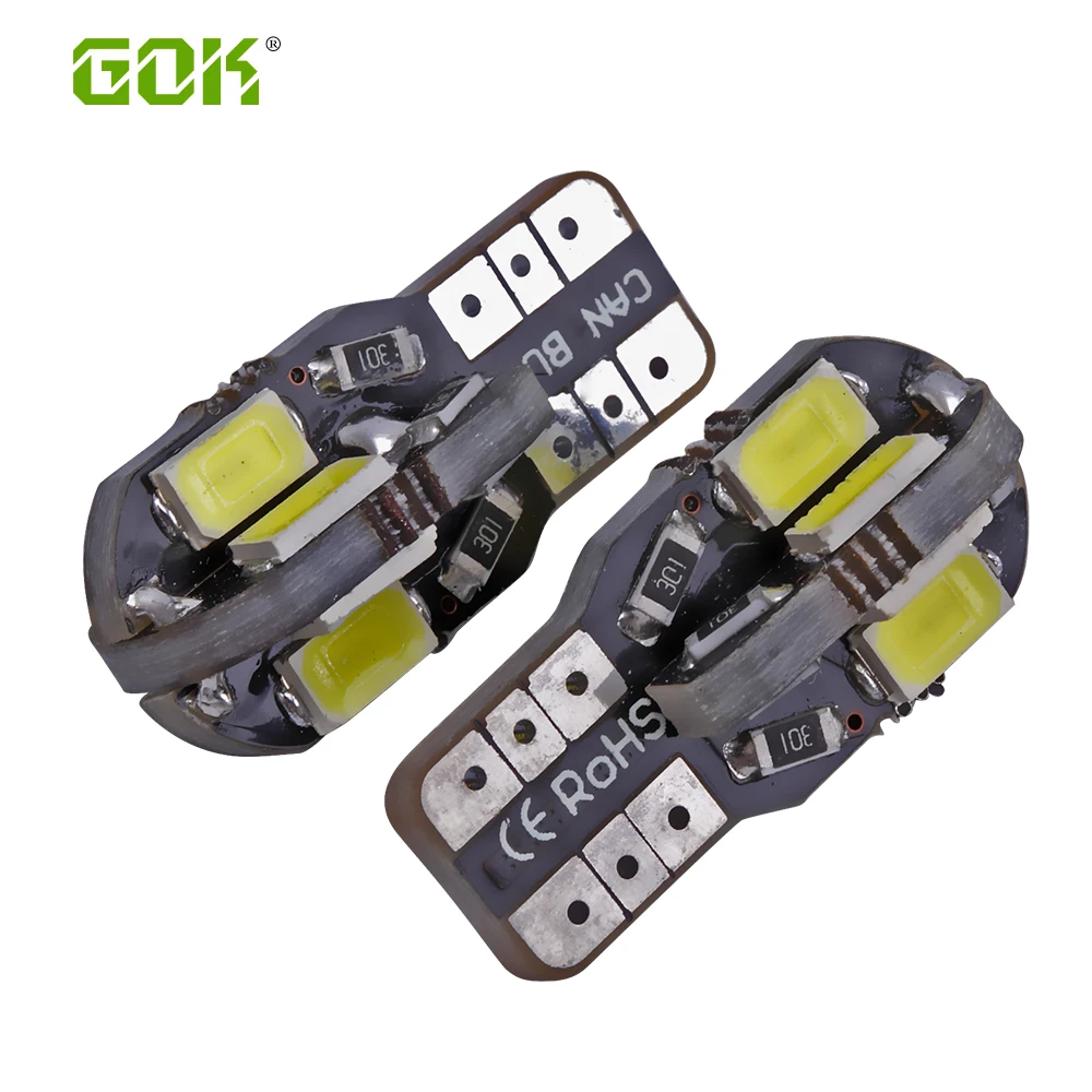 Супер яркий! Автомобильные лампы 10 X T10 W5W led canbus 194 168 5730 t10 8SMD Canbus без ошибок 12 В
