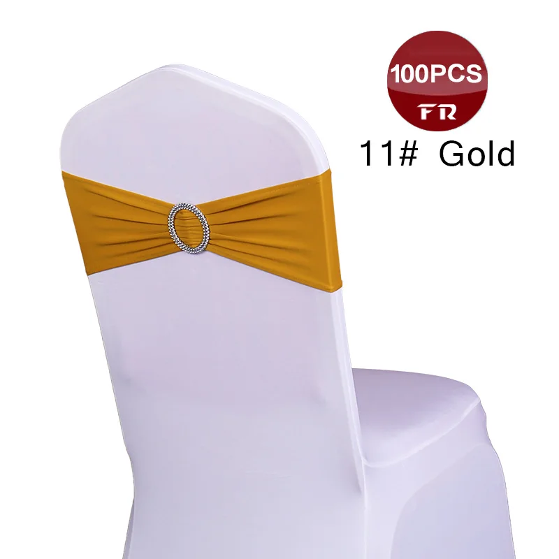 100 шт. эластичные ленты для стульев из спандекса и лайкры | Дом сад