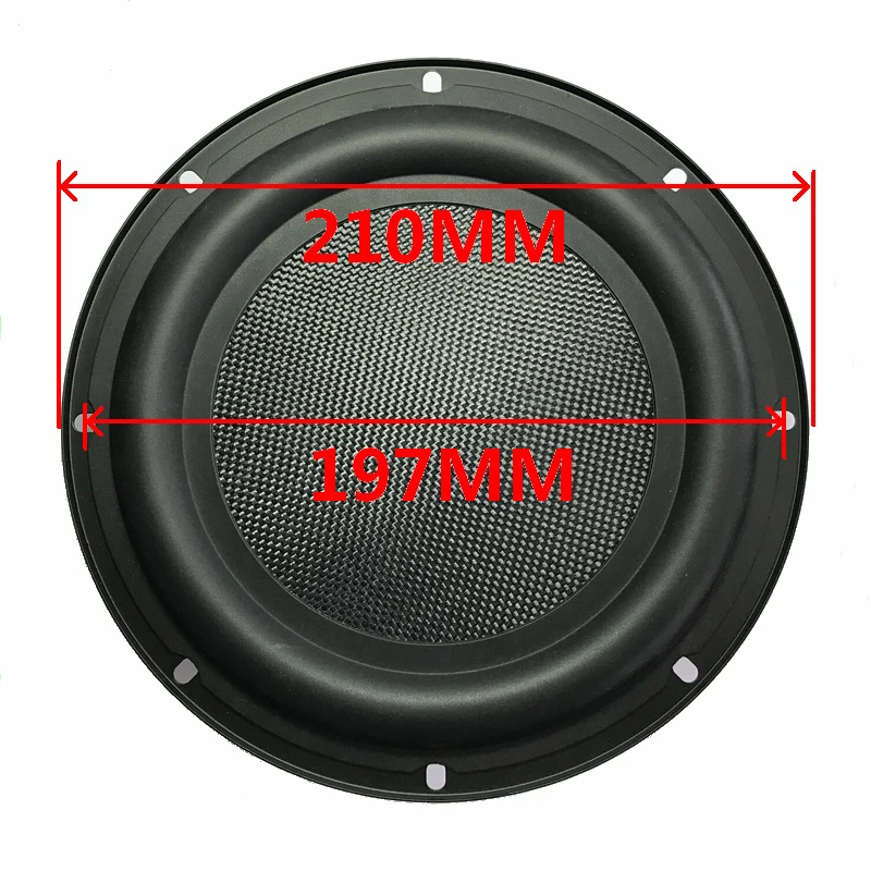 I Key Buy 1PC DIY 8 дюймовый звуковой динамик Altavoz портативный пассивный радиатор
