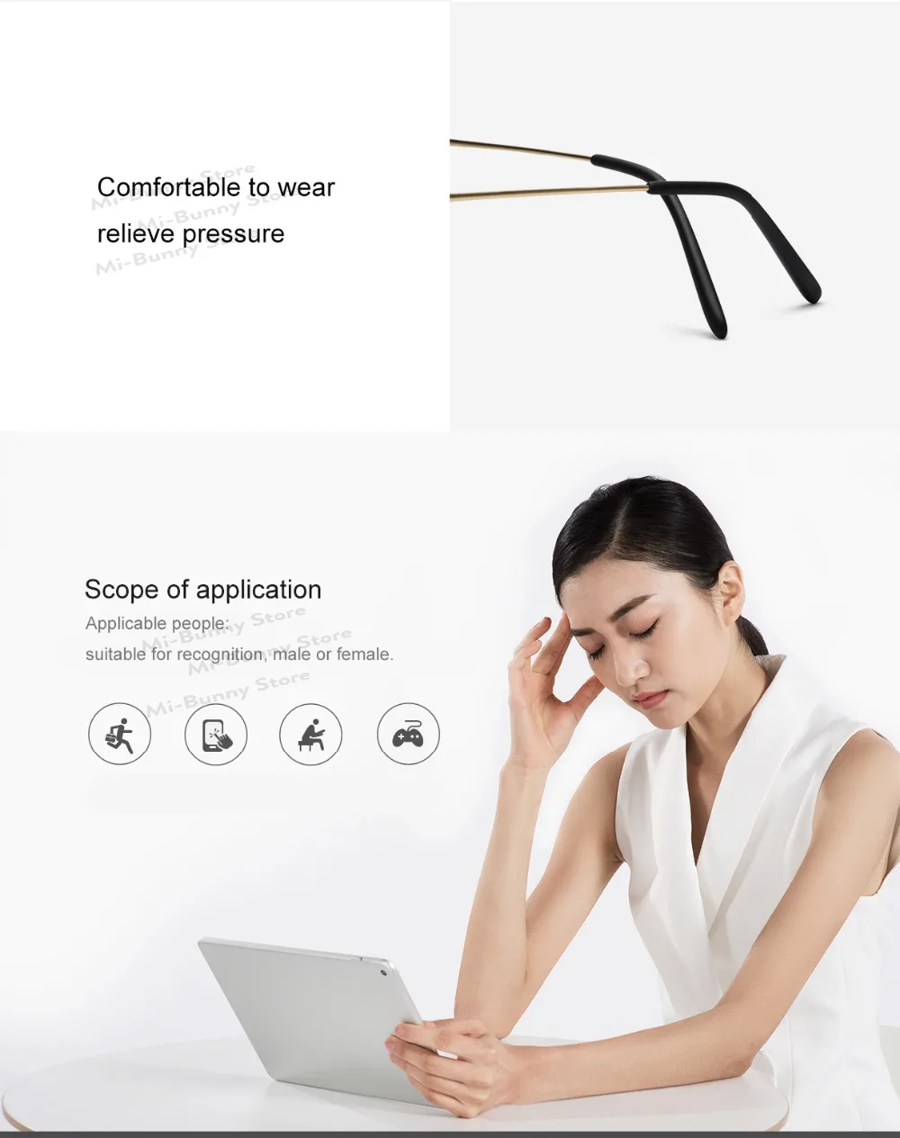 Xiaomi Mijia, анти-синий светильник, очки 40%, синий светильник, блокировка скорости, золотой пластик, Смешанная оправа, защита глаз для работы