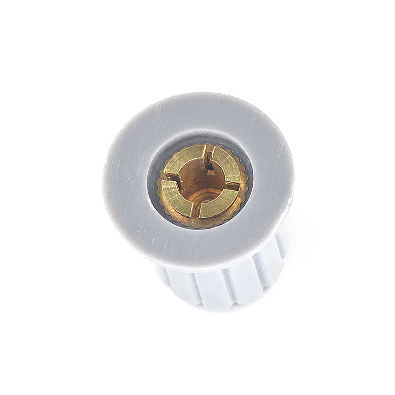 100 шт. серая ручка с потенциометром и внутренним отверстием диаметр 4 мм для
