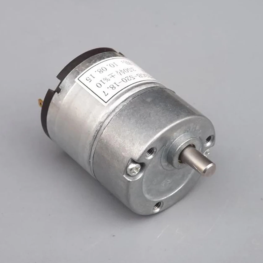 33GB-520 DC редуктор ed Мотор DC 6-12 В редукционный двигатель все металлические шестерни углеродная щетка положительный и отрицательный двигатель 170-350 об/мин Диаметр вала: 5 мм