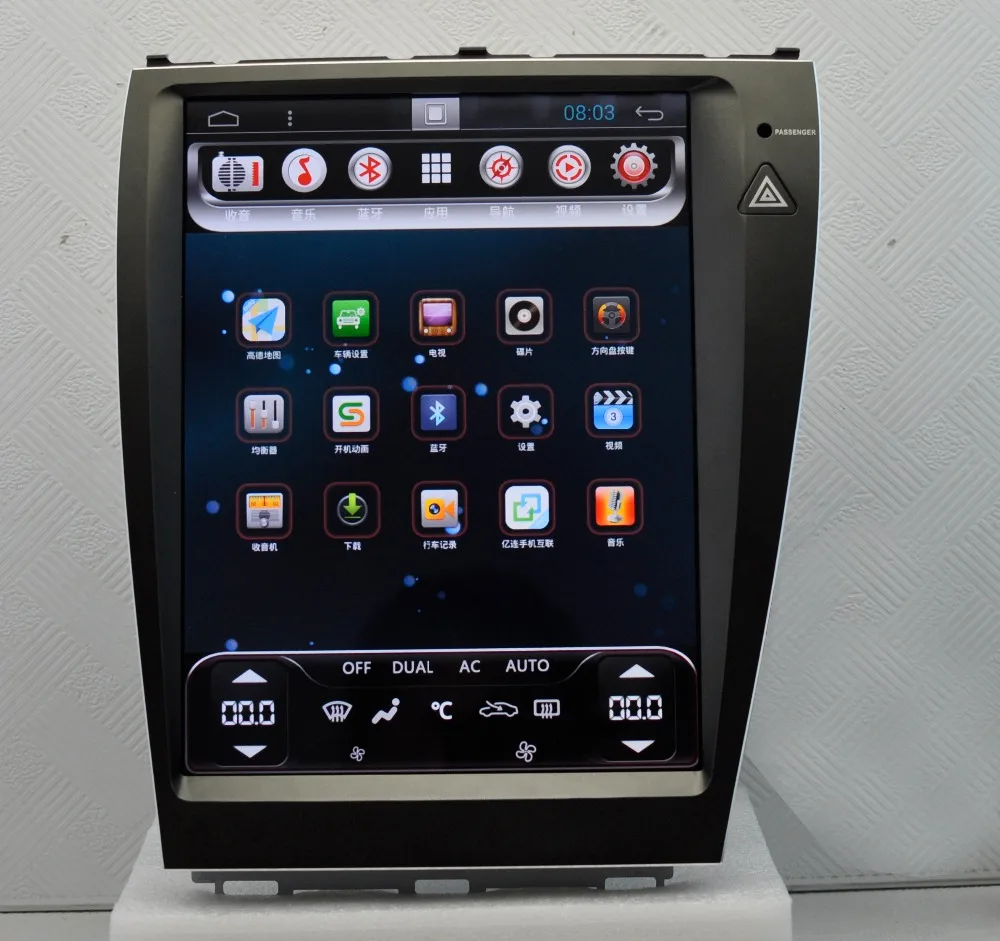 12," Tesla вертикальный экран Android автомобильный Радио DVD gps навигация Центральный Мультимедиа для Lexus ES240 ES250 ES300 ES330 ES350