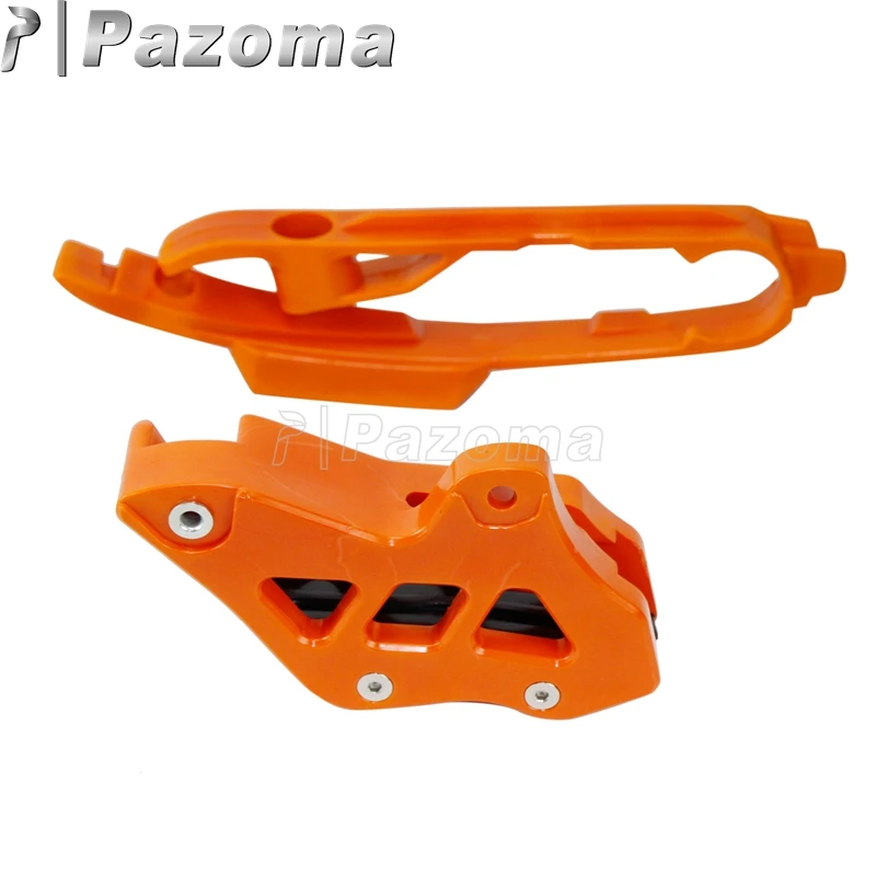 Оранжевая цепочка направляющая защита цепи мотоцикла Swingarm + комплект