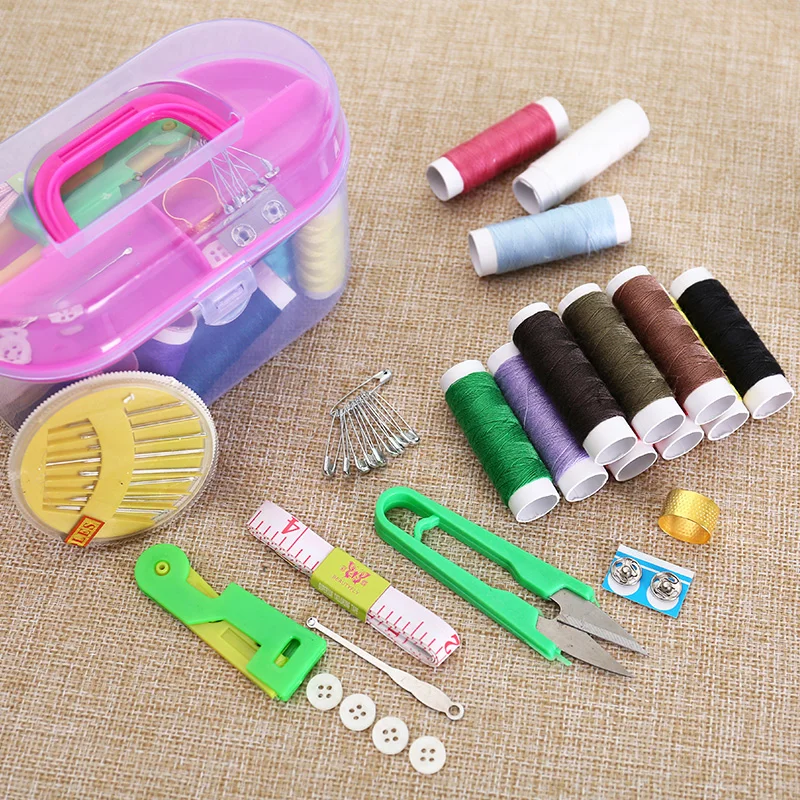 

Sewing Needle Sewing Thread Hand Stitch Caja Organizadora De Herramientas Household Sewing Box Set Multi-Functional Sewing Kit