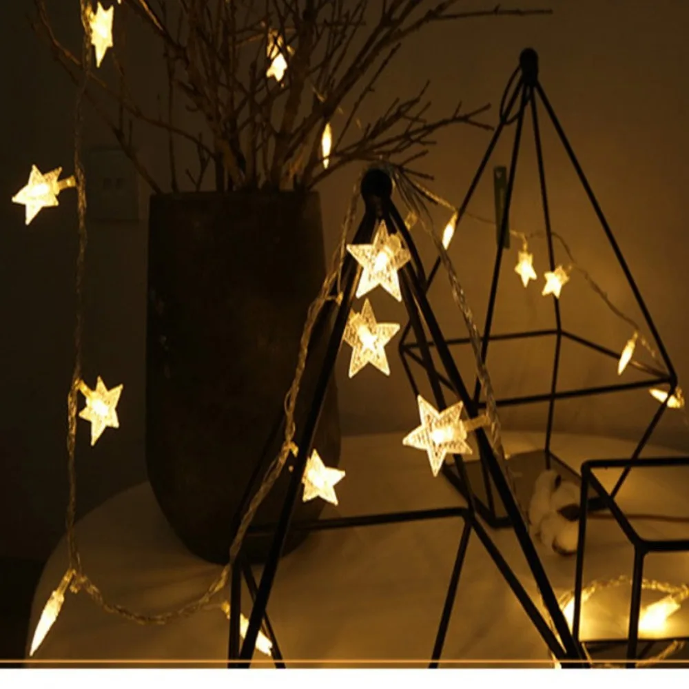 Светодио дный LED Star сигнальная лампа украшения дома цвет свет строка открытый