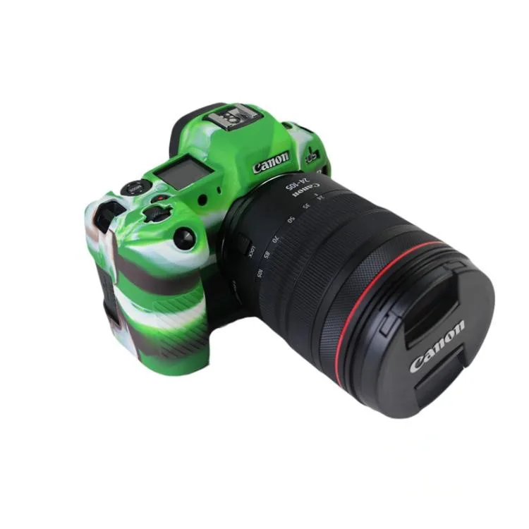 Новый силиконовый кожаный брони чехол защитный для Canon EOS R беззеркальная