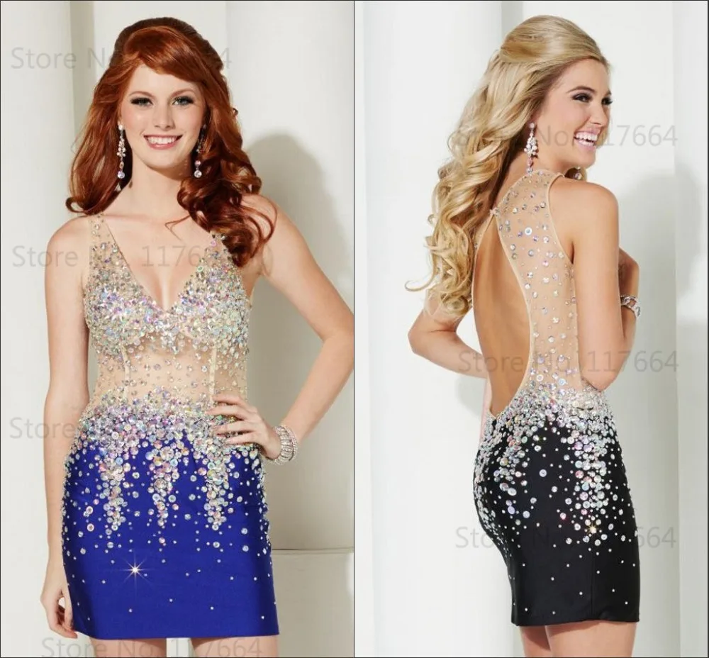 Лето роскошь блесточки вышивка бисером открытая задняя часть короткая женщины