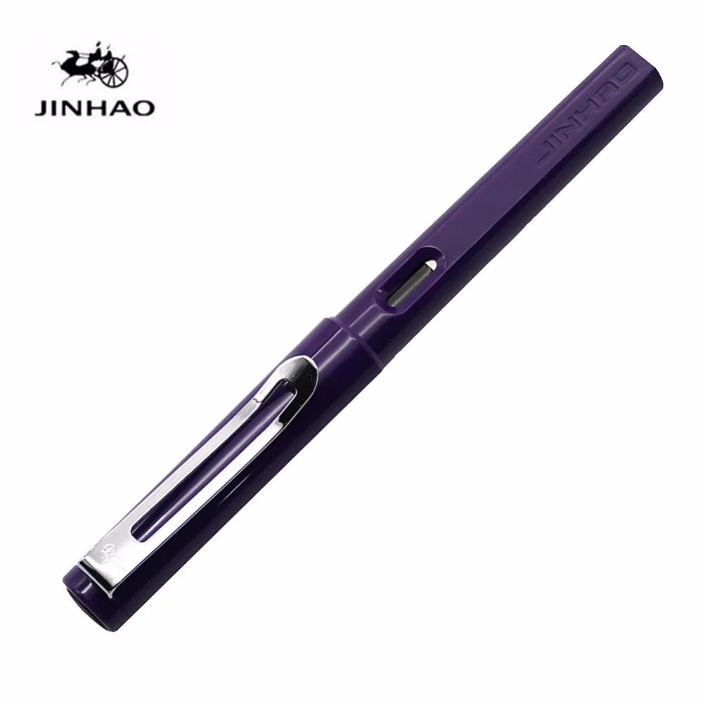 JINHAO 599 авторучка 19 видов цветов студент Материал: х/б. стильная куртка средней длины и Изысканные Перьевая ручка подарить как «подарок» или школьных принадлежностей