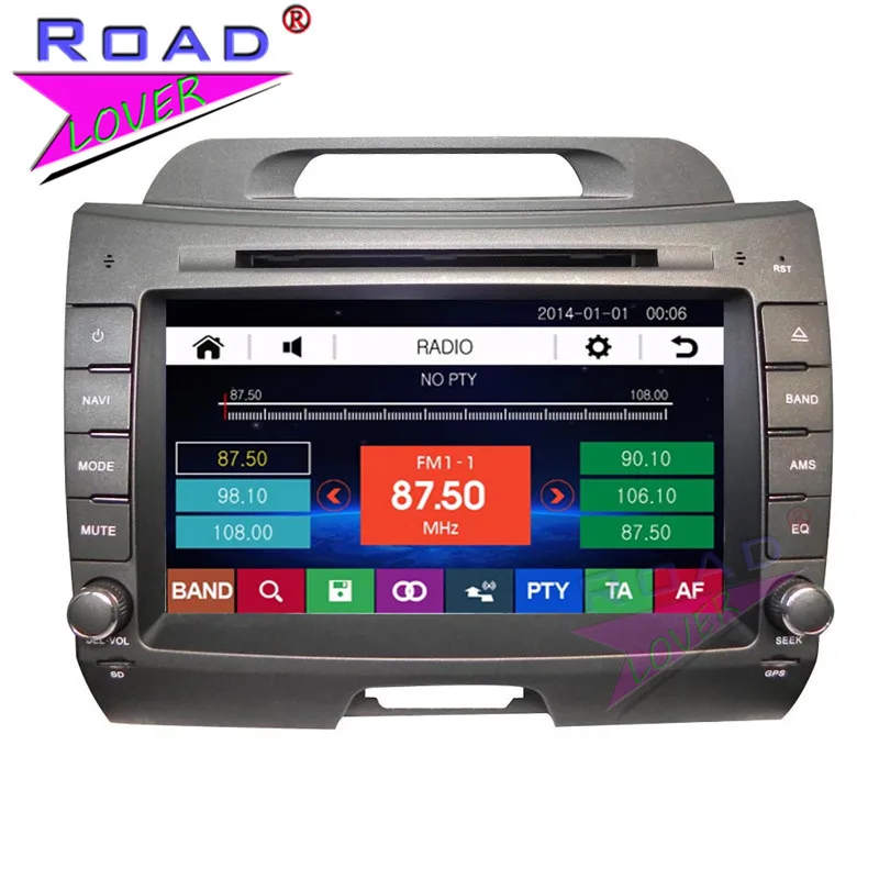 Автомобильный мультимедийный DVD плеер TOPNAVI Wince 2 Din 8 дюймов для KIA sporttag 2010 стерео GPS