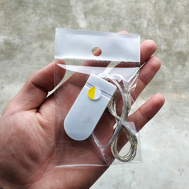 Праздничный струнный светильник s на батарейках водонепроницаемый IP67