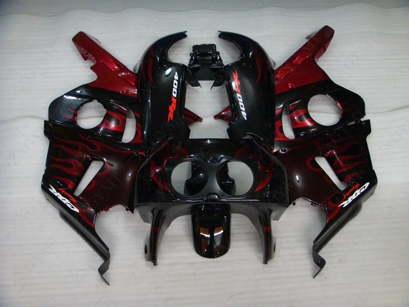 Обтекатели CBR400 RR 1990 - 1999 MC29 красное пламя обтекатель для Honda CBR400RR 98 99 Пластиковые